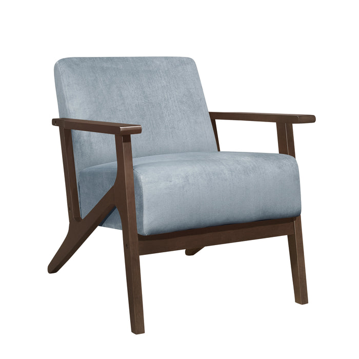 August Accent Chair in Blue - 1031BGY-1 - FAMSA Furniture (TX)