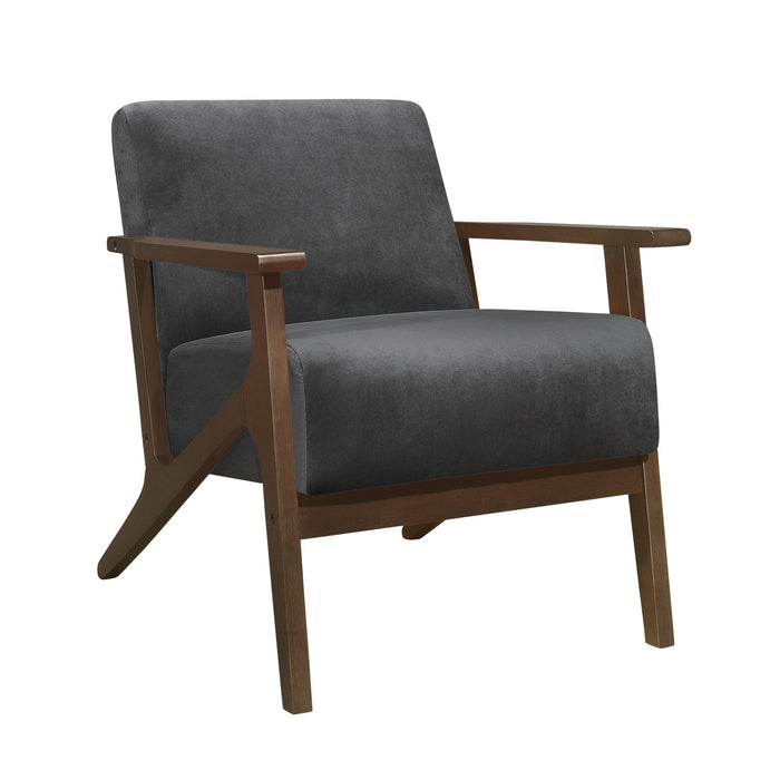 August Accent Chair in Gray - 1031DG-1 - FAMSA Furniture (TX)