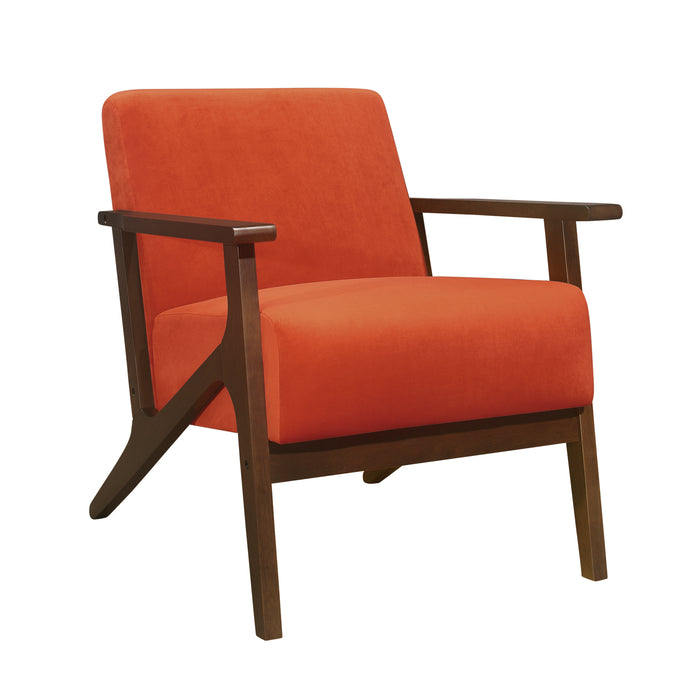August Accent Chair in Orange - 1031RN-1 - FAMSA Furniture (TX)