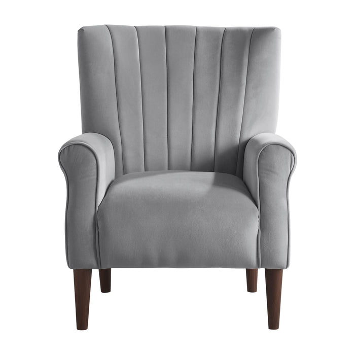 Urielle Accent Chair in Gray - 1047DG-1 - FAMSA Furniture (TX)