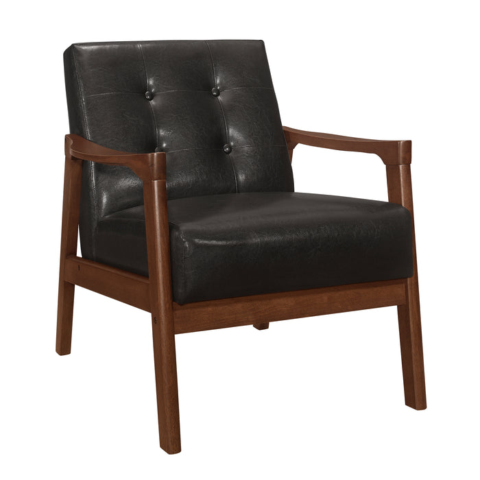Alby Accent Chair in Brown - 1050DB-1 - FAMSA Furniture (TX)