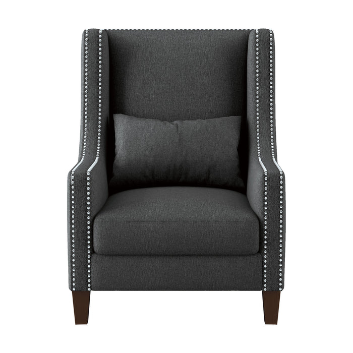 Keller Accent Chair in Gray - 1114DG-1 - FAMSA Furniture (TX)