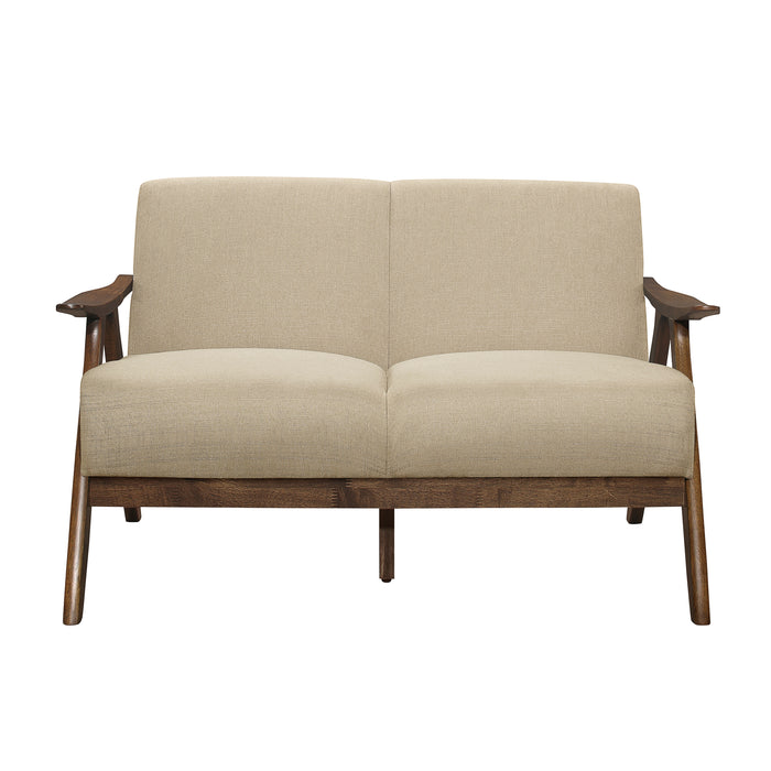 Damala Loveseat in Brown - 1138BR-2 - FAMSA Furniture (TX)