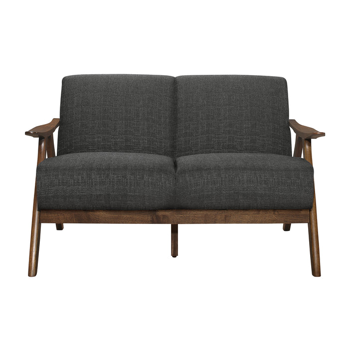 Damala Loveseat in Gray - 1138DG-2 - FAMSA Furniture (TX)