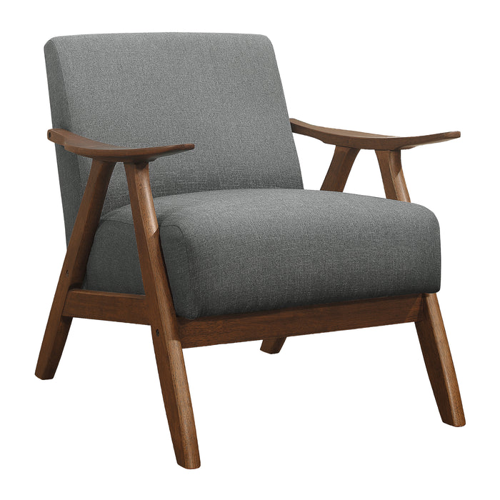 Damala ACCENT CHAIR in Gray - 1138GY-1 - FAMSA Furniture (TX)