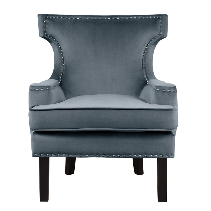 Lapis Accent Chair in Gray - 1190GY-1 - FAMSA Furniture (TX)
