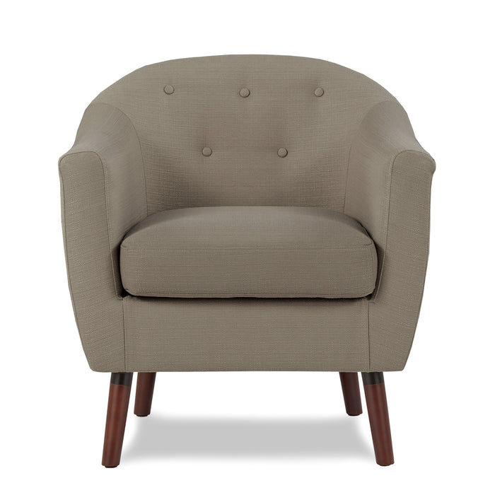 Lucille Accent Chair in Beige - 1192BE