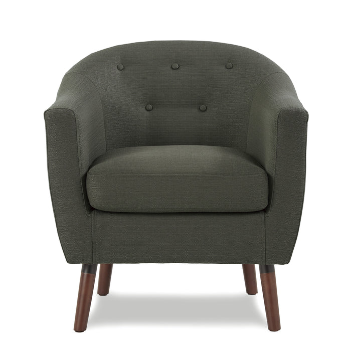Lucille Accent Chair in Gray - 1192GY - FAMSA Furniture (TX)