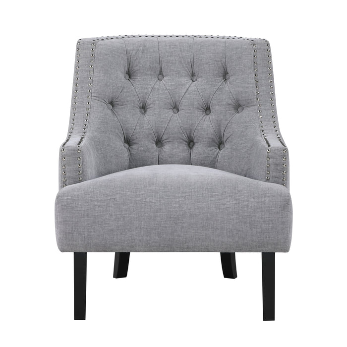Charisma Accent Chair in Gray - 1194NGY-1