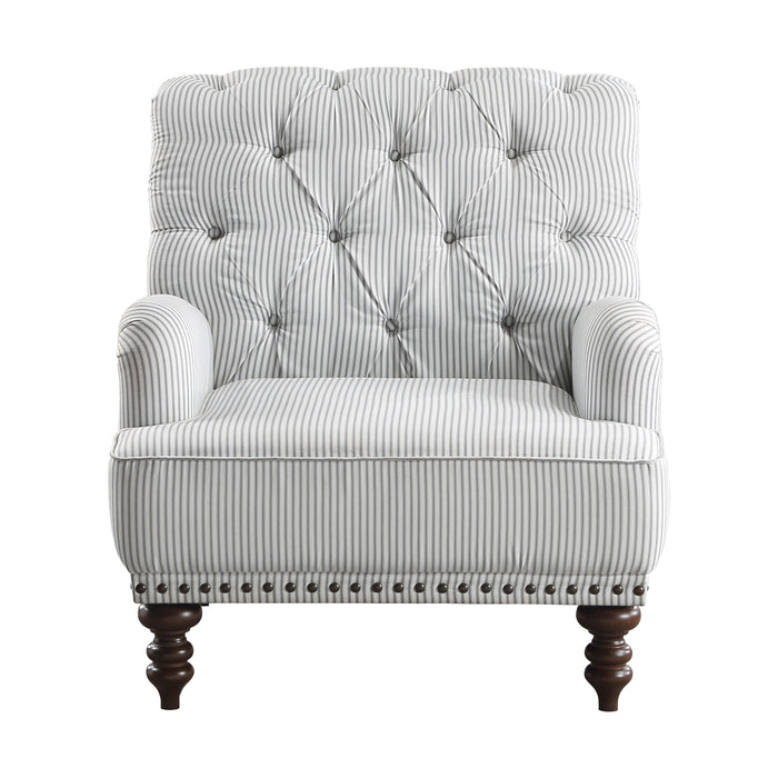 Holland Park Accent Chair in Gray - 1201F5S - FAMSA Furniture (TX)