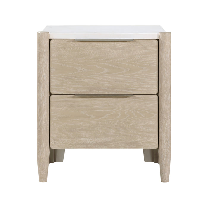 Matteo Nightstand in Natural/Oak - 1313N-4 - FAMSA Furniture (TX)