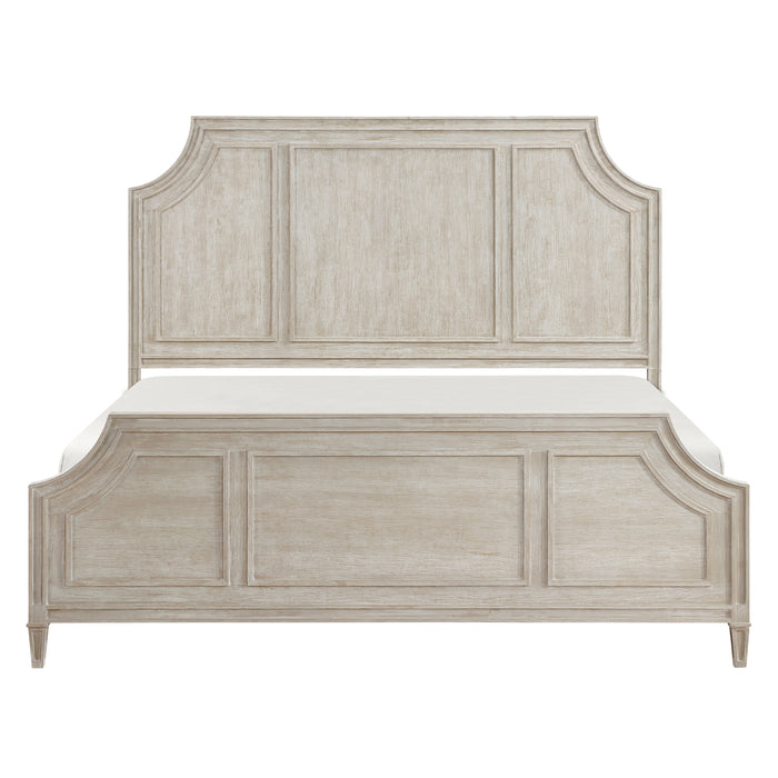 Leander Queen Bed in Brown - 1344-1 - FAMSA Furniture (TX)