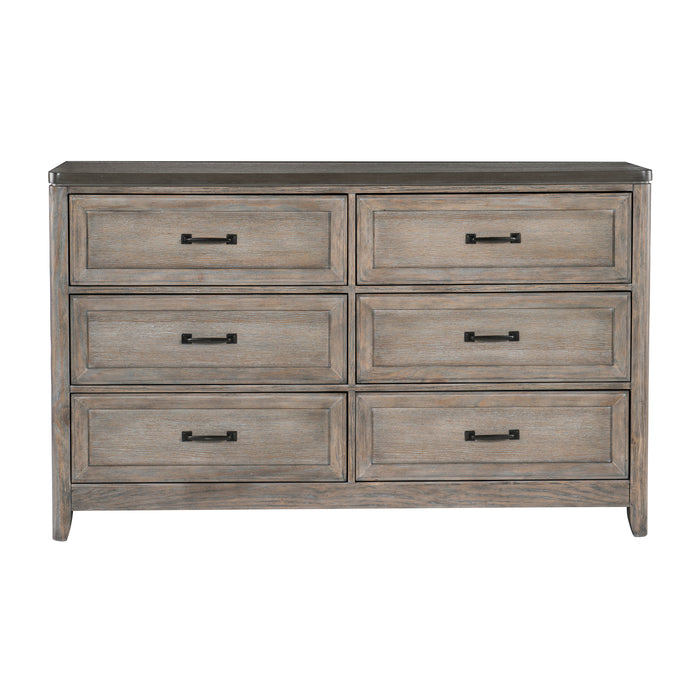 Newell Dresser in Brown/Espresso - 1412-5 - FAMSA Furniture (TX)