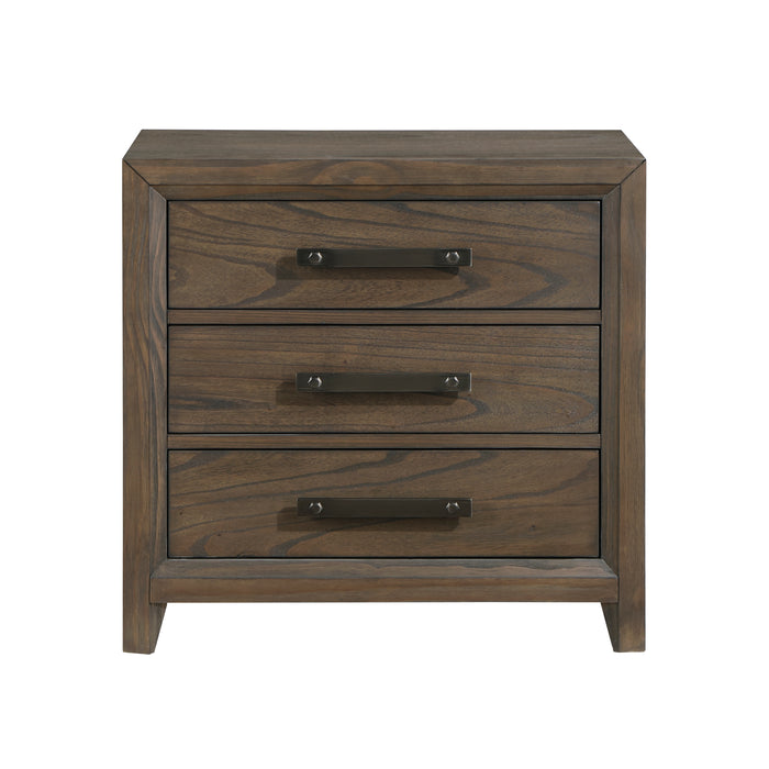 Cambridge Nightstand in Walnut - 1422N-4 - FAMSA Furniture (TX)