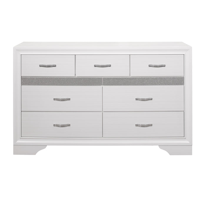 Luster Dresser in White - 1505W-5 - FAMSA Furniture (TX)