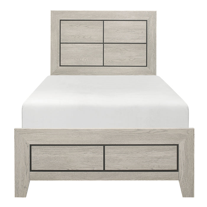 Quinby Twin Bed in Brown - 1525T-1 - FAMSA Furniture (TX)