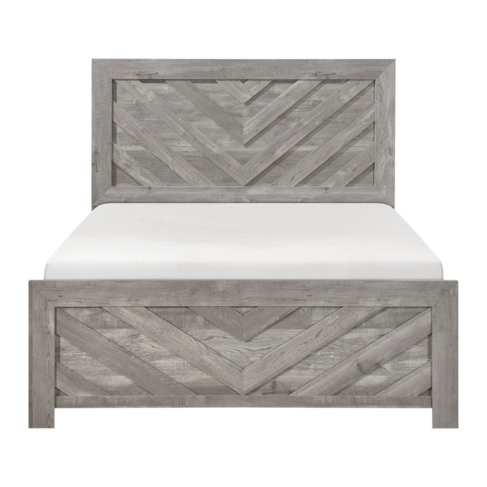 Corbin Queen Bed in Gray - 1534NPGY-1 - FAMSA Furniture (TX)