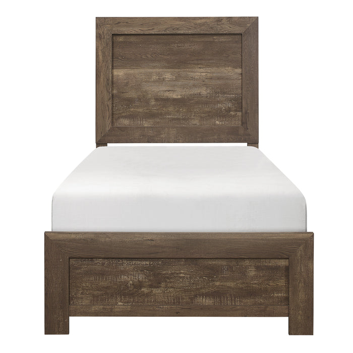 Corbin Twin Bed in a Box in Brown - 1534T-1 - FAMSA Furniture (TX)