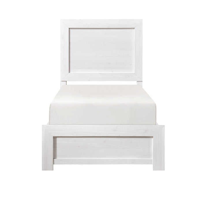 Corbin Twin Bed in a Box in White - 1534WHT-1 - FAMSA Furniture (TX)