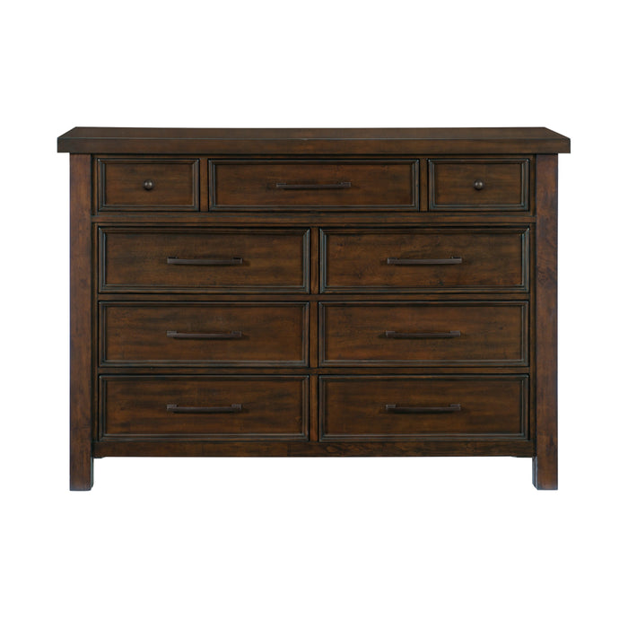 Logandale DRESSER in Brown - 1559-5 - FAMSA Furniture (TX)