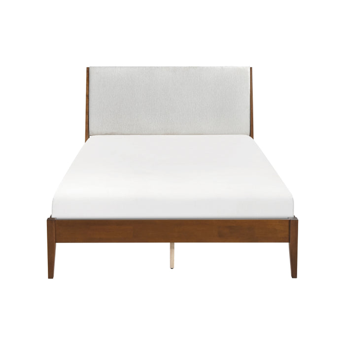 Jasper Queen Platform Bed in Brown/Gray - 1588-1