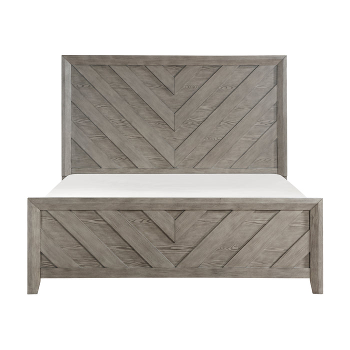 Silas Queen Bed in Gray - 1598-1 - FAMSA Furniture (TX)