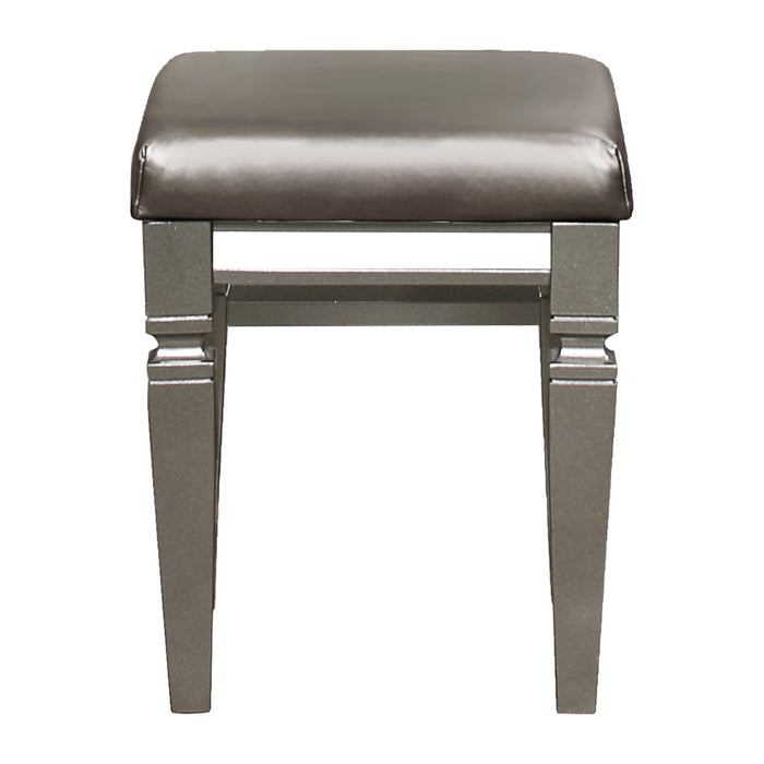 Tamsin Vanity Stool in Gold/Silver/Champagne/Gray/Transparent - 1616-14 - FAMSA Furniture (TX)
