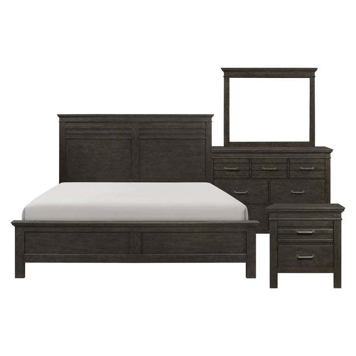 Blaire Farm 4pc Set (QB+NS+DR+MR) in Gray - 1675-1*4 - FAMSA Furniture (TX)