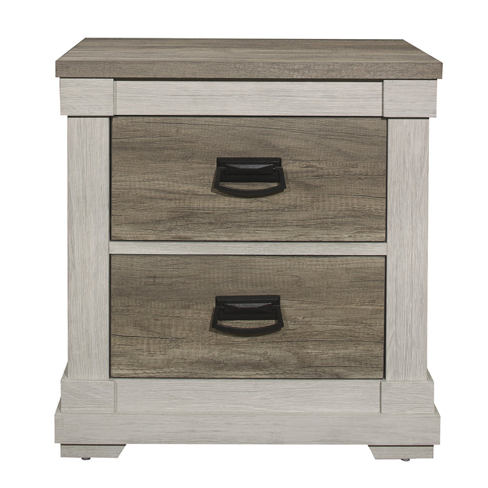 Arcadia Nightstand in Gray/White - 1677-4 - FAMSA Furniture (TX)