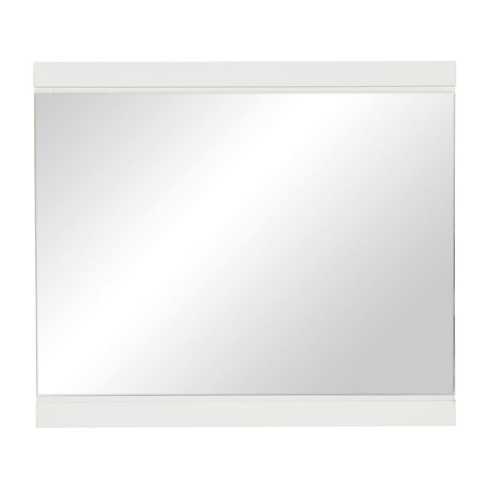 Kerren Mirror in White - 1678W-6 - FAMSA Furniture (TX)
