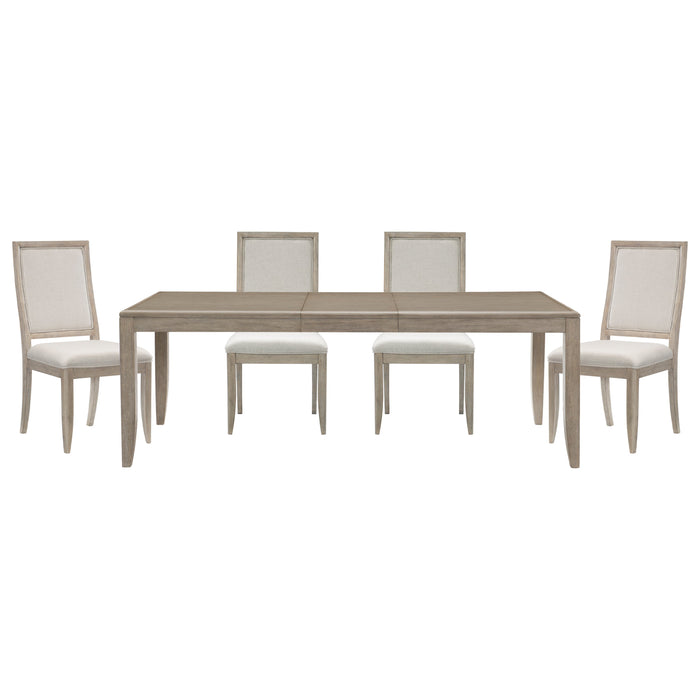 Mckewen 5pc Set (TB+4S) in Gray - 1820-86*5 - FAMSA Furniture (TX)