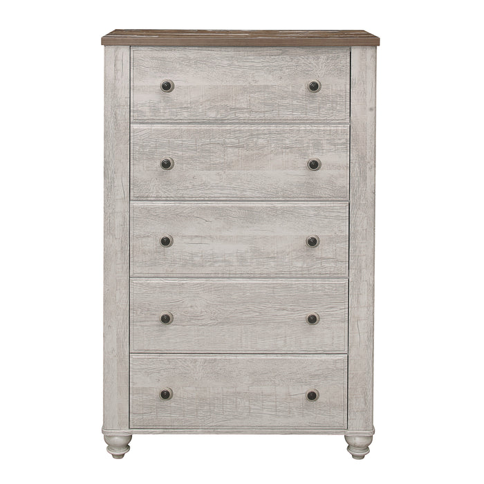 Nashville Chest in White/Brown - 1903-9 - FAMSA Furniture (TX)