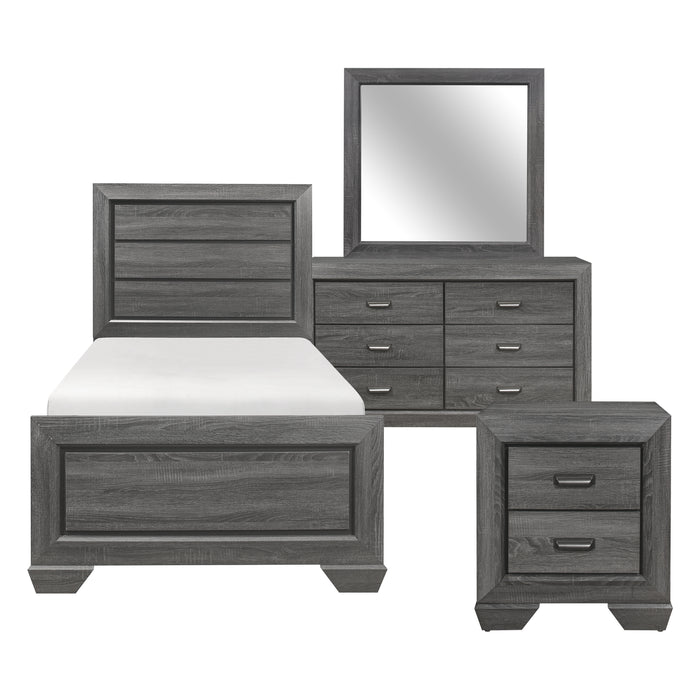 Beechnut 4pc Set (TB+NS+DR+MR) in Gray - 1904TGY-1*4 - FAMSA Furniture (TX)