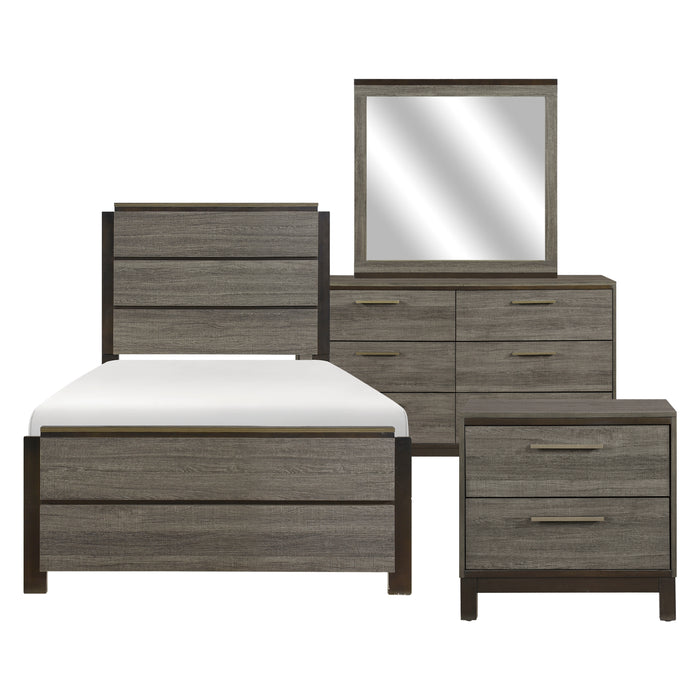 Vestavia 4pc Set (TB+NS+DR+MR) in Brown/Gray - 1936T-1*4 - FAMSA Furniture (TX)