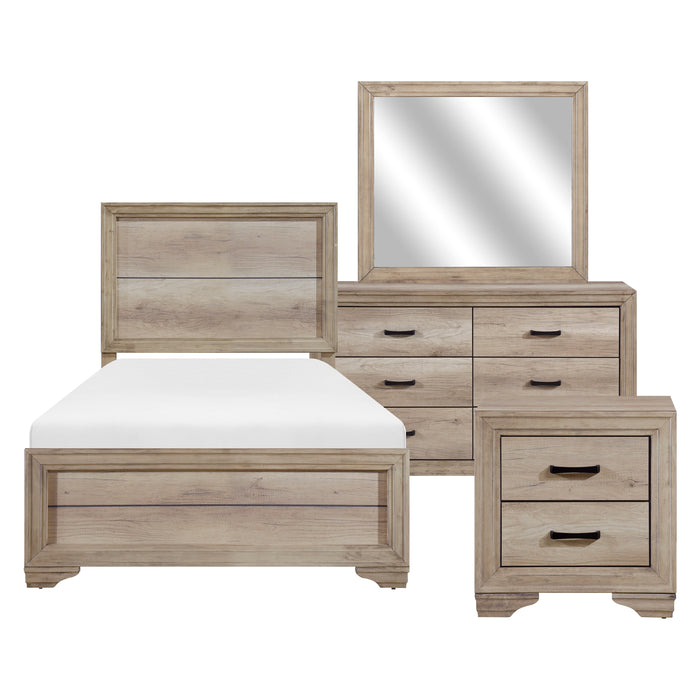 Lonan 4pc Set (TB+NS+DR+MR) in Natural - 1955T-1*4 - FAMSA Furniture (TX)