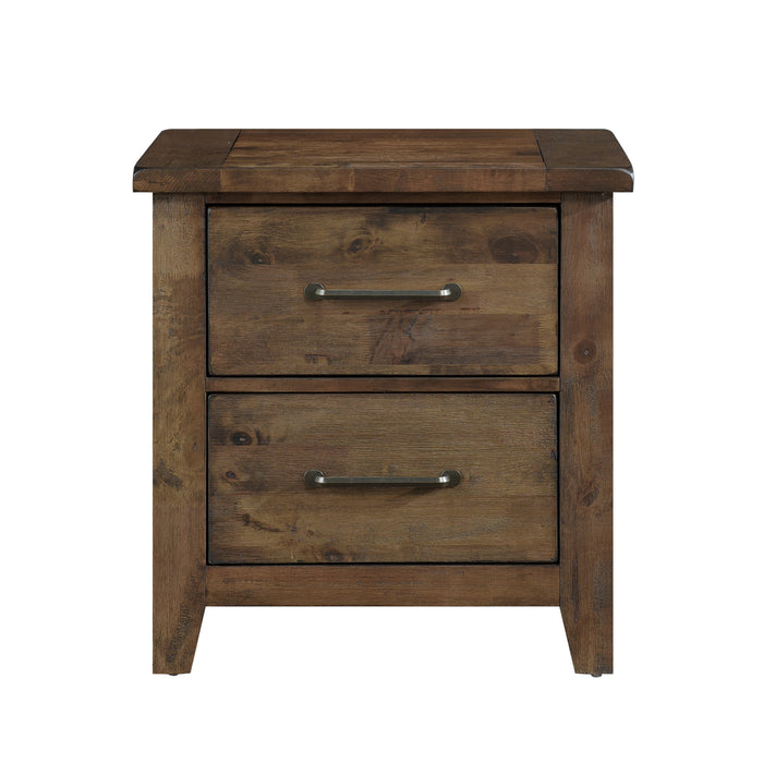 Jerrick Nightstand in Brown - 1957-4 - FAMSA Furniture (TX)