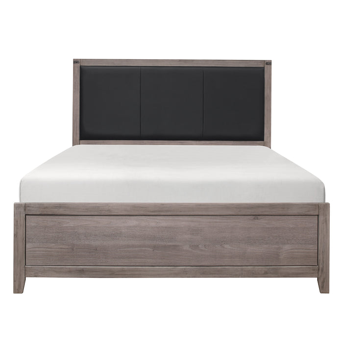 Woodrow Queen Bed in Gray - 2042-1 - FAMSA Furniture (TX)