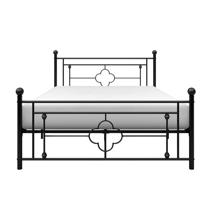 Morris Full Platform Bed in Metal/Black - 2051FBK-1