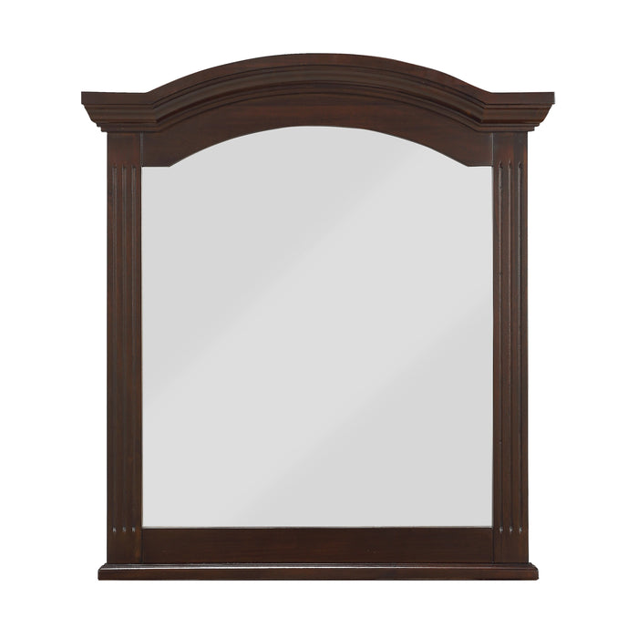 Meghan Mirror in Cherry/Espresso - 2058C-6 - FAMSA Furniture (TX)