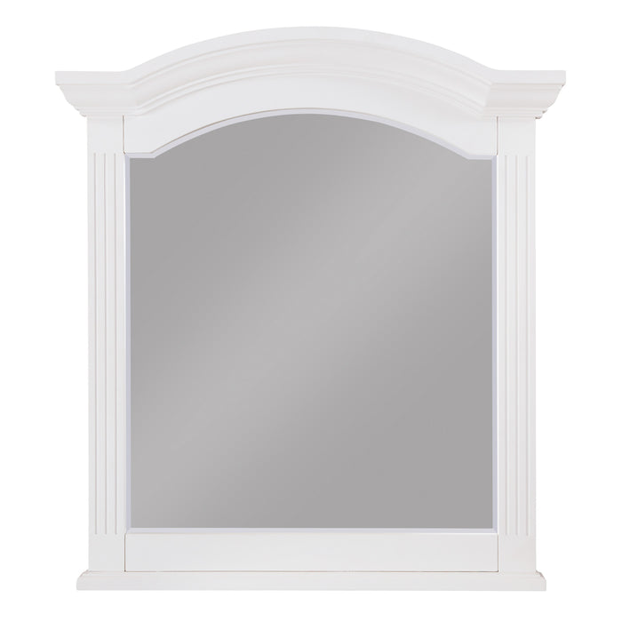 Meghan Mirror in White - 2058WH-6 - FAMSA Furniture (TX)