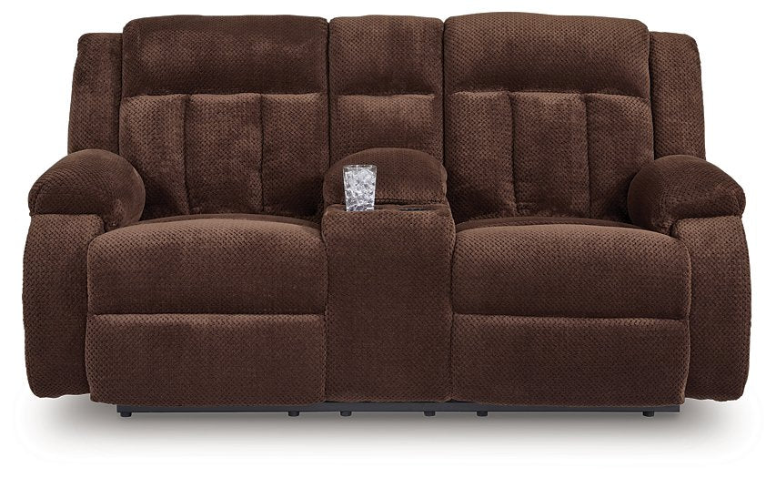 Observation Power Reclining Loveseat with Console - FAMSA Furniture (TX)