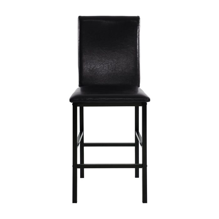 Tempe Counter Height Chair in Black/Brown - 2601-24 - FAMSA Furniture (TX)