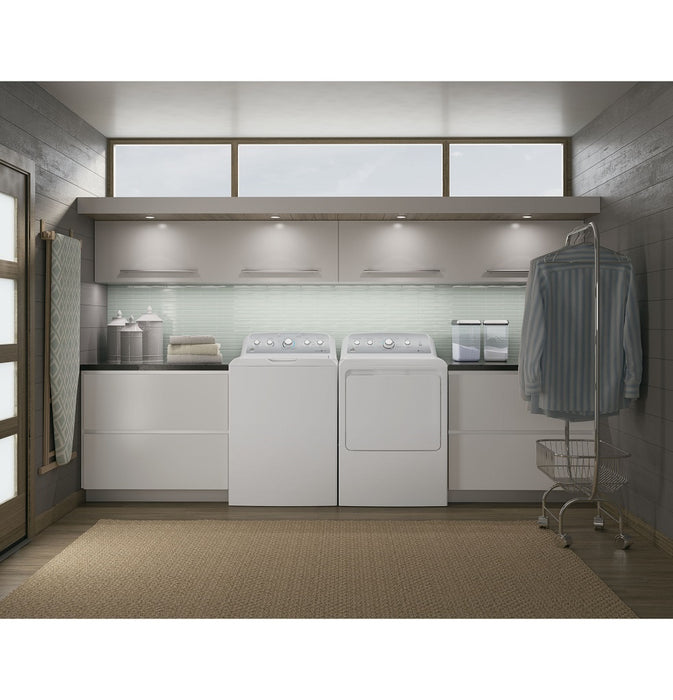 GE® 7.2 cu. ft. Capacity aluminized alloy drum Gas Dryer with Sensor Dry - FAMSA Furniture (TX)