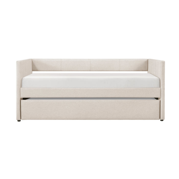 Trudy Daybed with Trundle in Beige - 4987BE - FAMSA Furniture (TX)