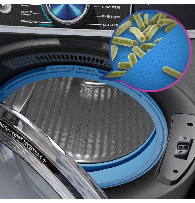 GE Profile™ 5.3 cu. ft. Capacity Smart Front Load ENERGY STAR® Washer with UltraFresh™ Vent System+ with OdorBlock™ - FAMSA Furniture (TX)