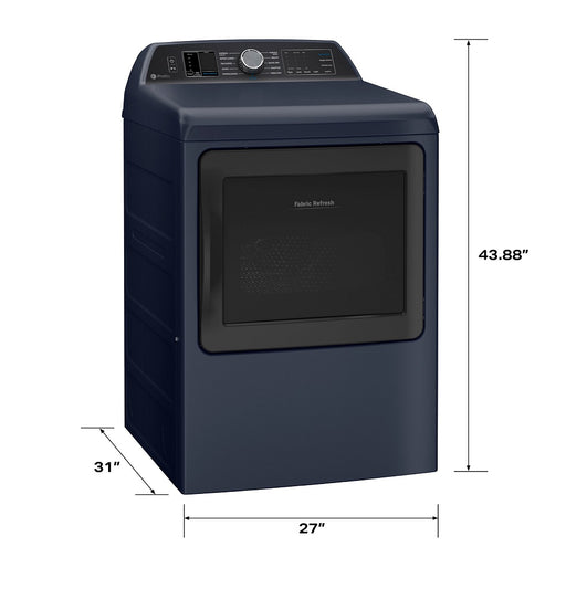 GE Profile™ ENERGY STAR® 7.3 cu. ft. Capacity Smart Electric Dryer with Fabric Refresh - FAMSA Furniture (TX)