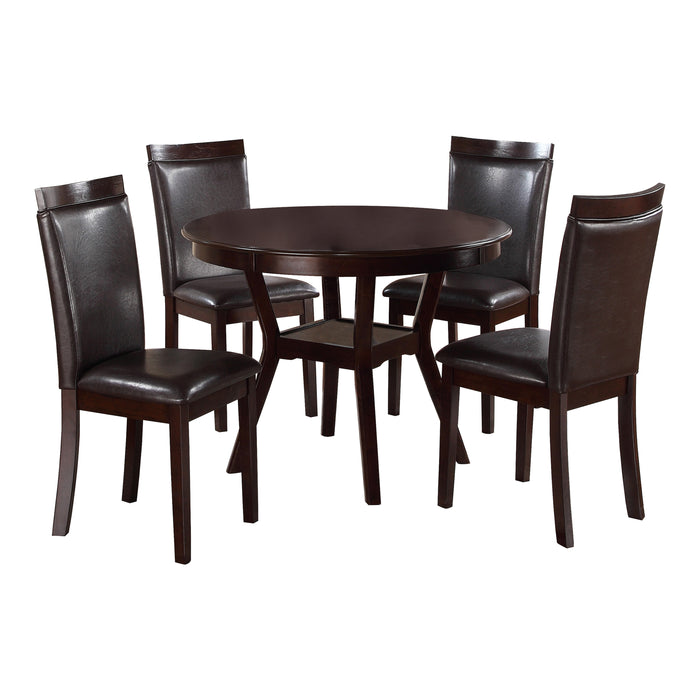 Shankmen 5-Piece Pack Dinette Set in Espresso - 5104 - FAMSA Furniture (TX)