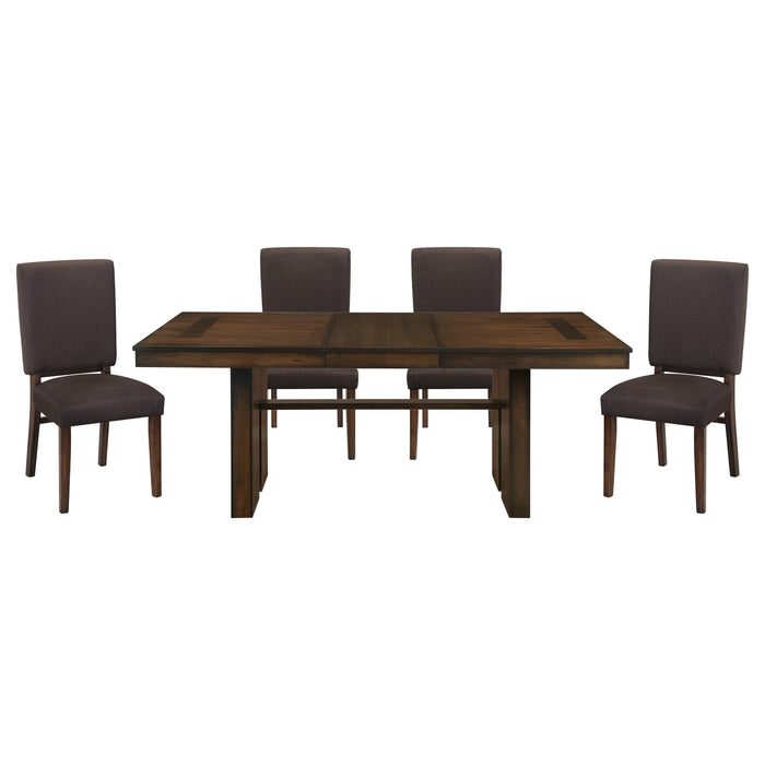 Sedley 5pc Set (TB+4S) in Brown - 5415RF-78*5 - FAMSA Furniture (TX)