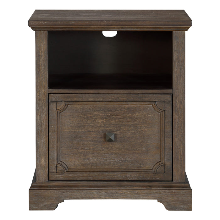 Toulon File Cabinet in Brown/Dark Oak - 5438-18 - FAMSA Furniture (TX)