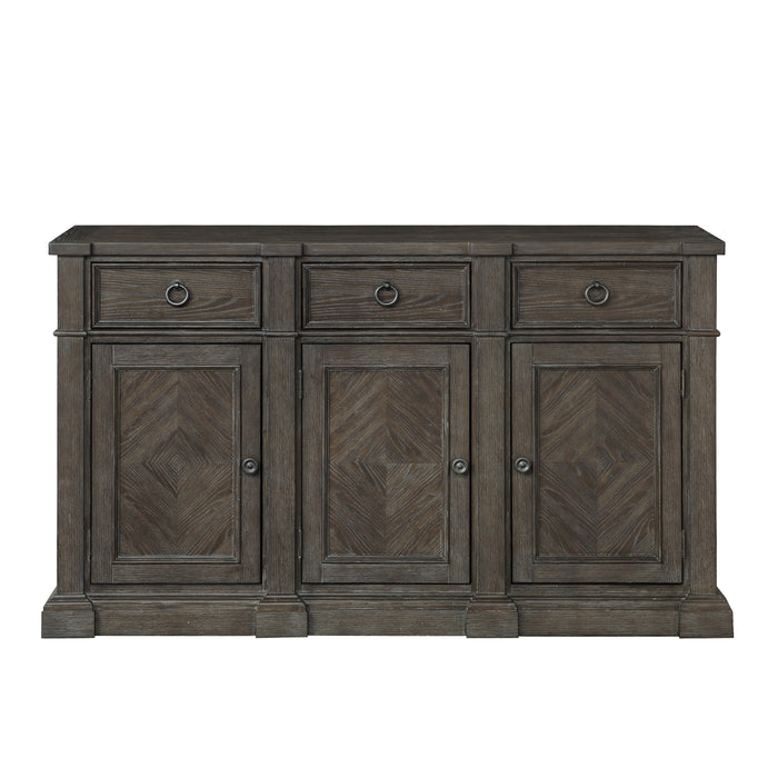 Sarasota Server with 3 Drawers and 3 Doors in Brown - 5441-40N
